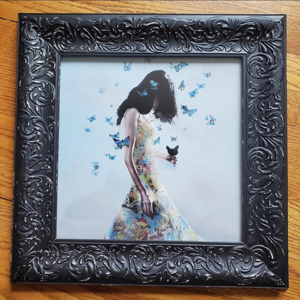 Don’t Forget‎ Me - Framed Canvas Print Christopher Cuseo 17x17